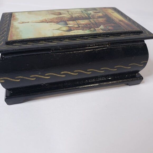 Vintage Russia St Basil Cathedral Mini Miniature Trinket Box Dresser Decor Small - Picture 7 of 12